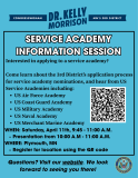 Service Academy Information Session poster