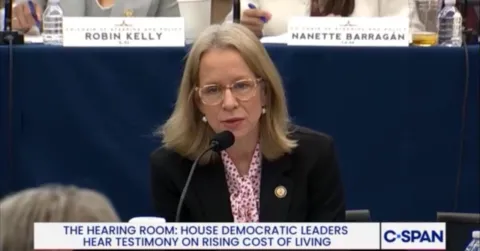 Representative Morrison sits down at Steering and Policy hearing